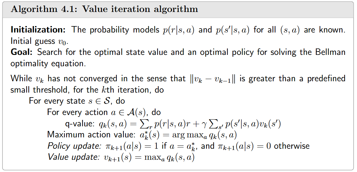 价值迭代和策略迭代